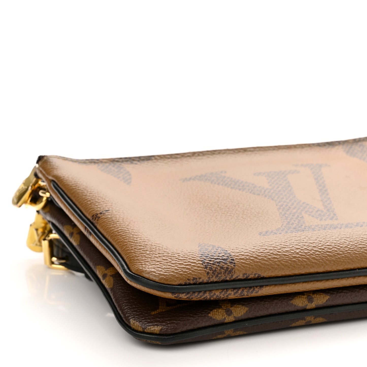 Reverse Monogram Giant Double Zip Pochette