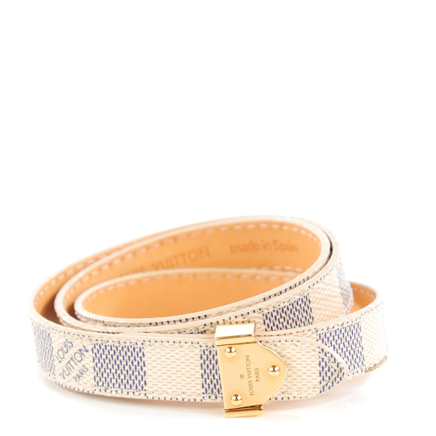 Louis Vuitton Damier Azur Box It Bracelet 17 1 of 9