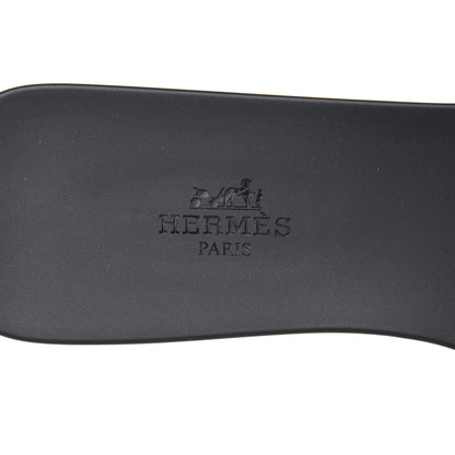 Hermes Rubber Aloha Sandals 39 Black 7 of 8