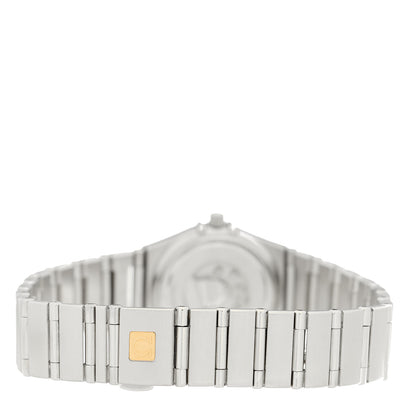 Omega Stainless Steel Diamond Blue Mother of Pearl 22mm Constellation Quartz Watch 1562.85 3 of 4