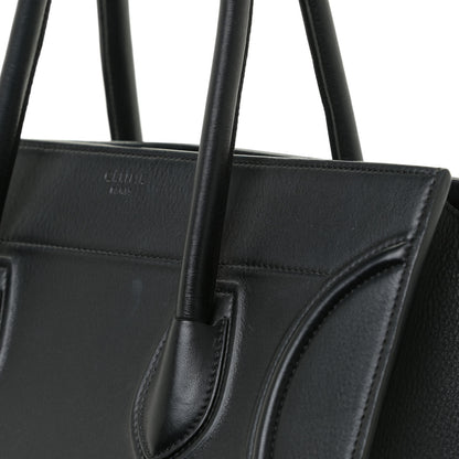 Celine Supple Calfskin Medium Phantom Luggage Black 12 of 14