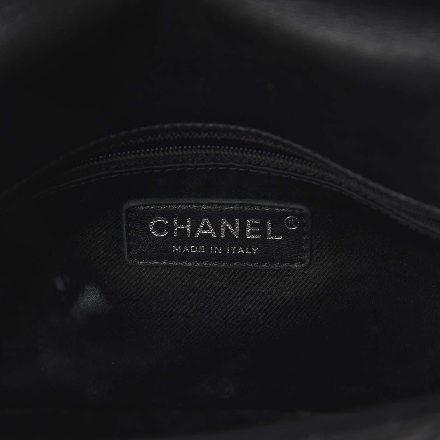Lambskin Small CC Crossing Flap Black