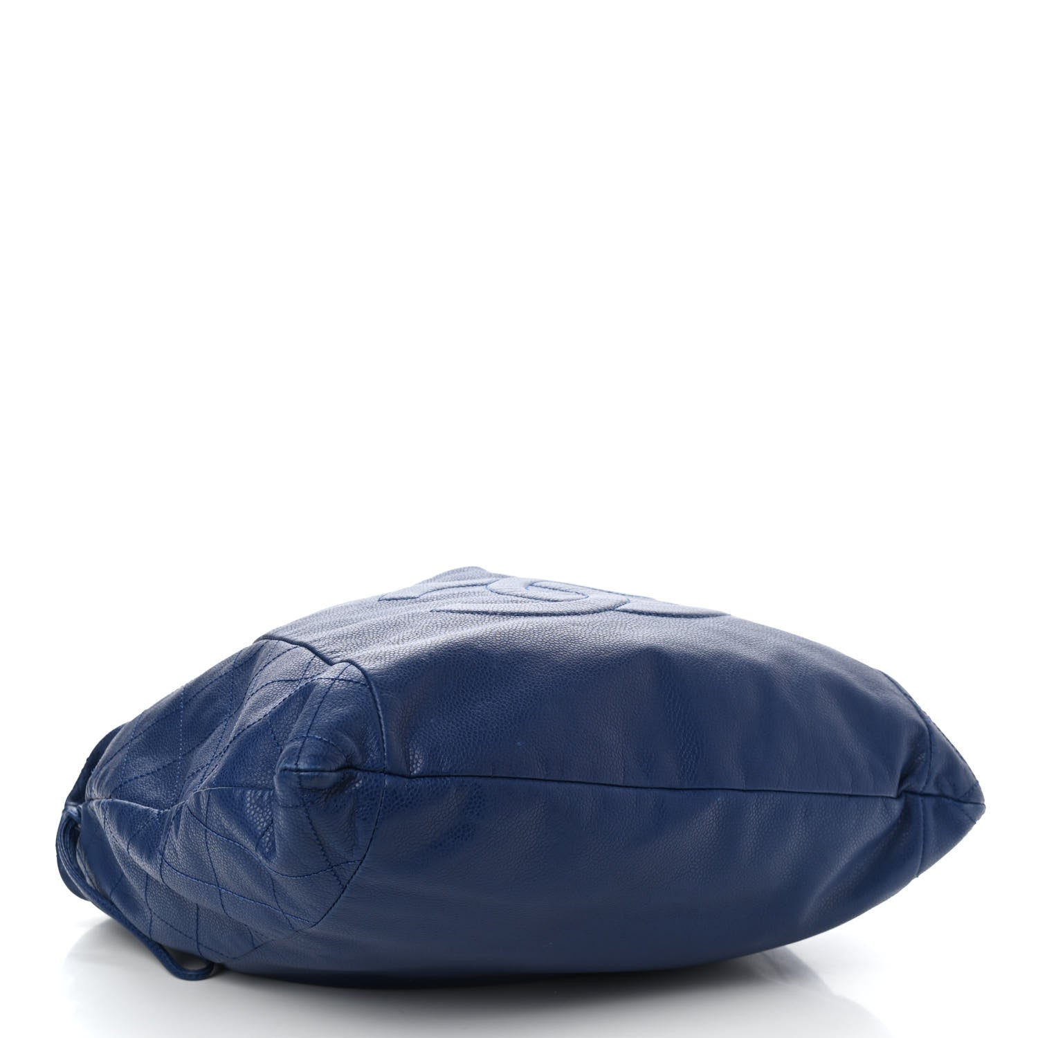 Chanel Caviar 31 Drawstring Tote Dark Blue 4 of 13