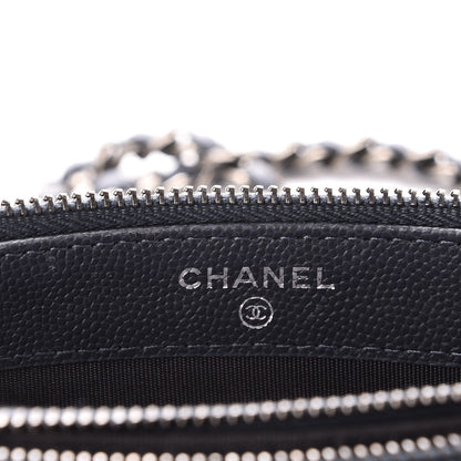 Chanel Caviar Quilted Small Clutch With Chain Grey 7 of 10