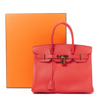 Hermes Epsom Birkin 30 Rose Jaipur 28 of 28
