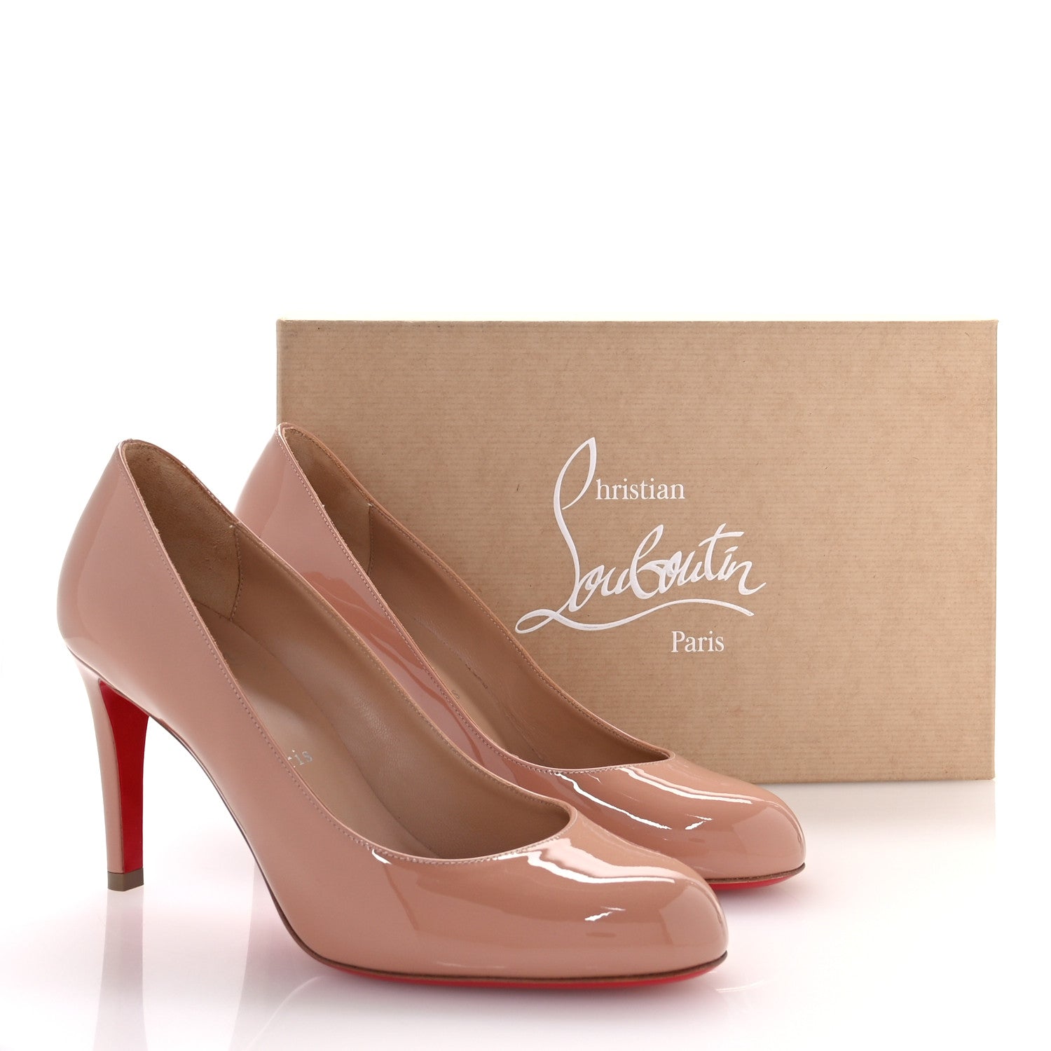 Christian Louboutin Patent Pumppie 85 Pumps 38 Blush 7 of 7