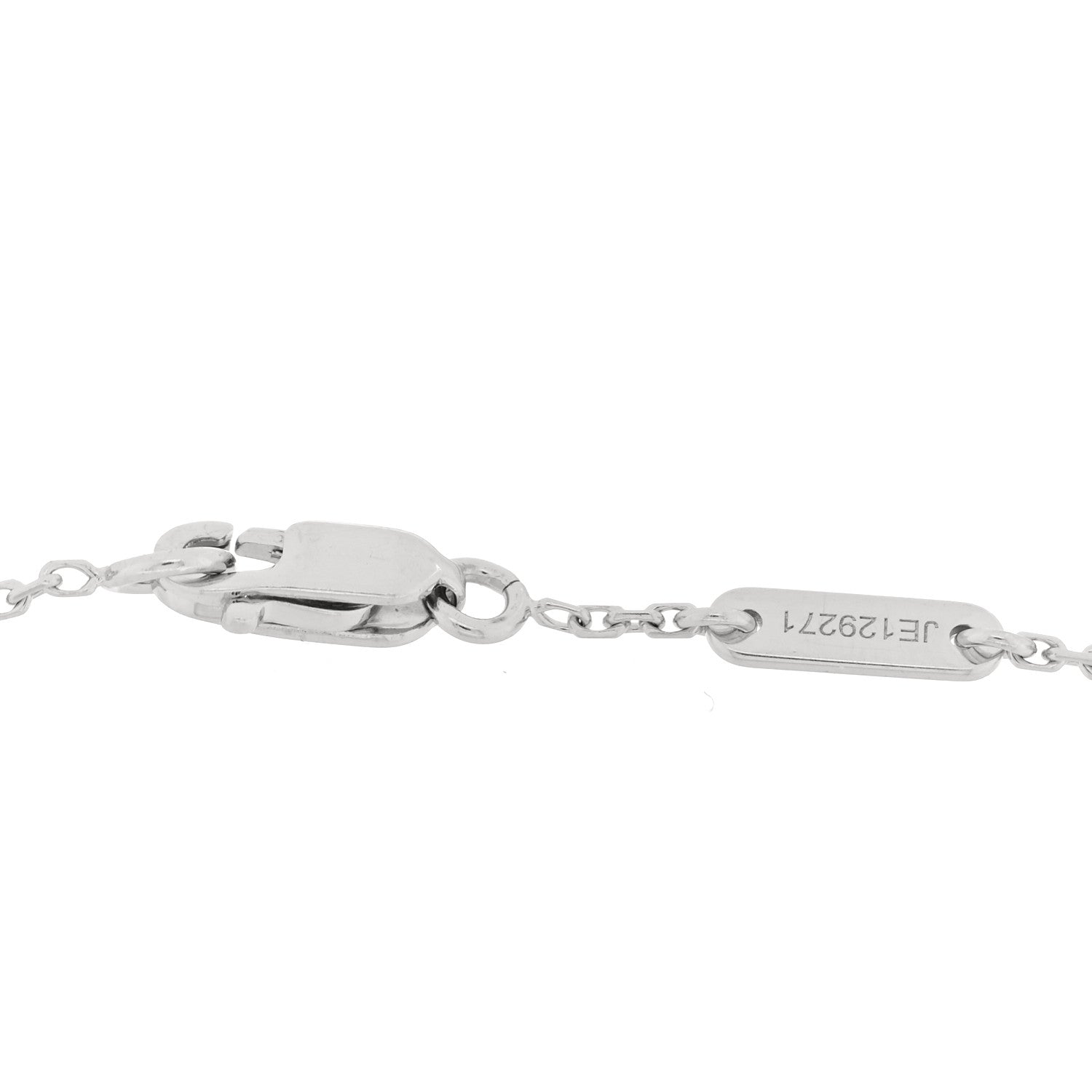 Van Cleef & Arpels 18K White Gold Turquoise Sweet Alhambra Butterfly Bracelet 3 of 3