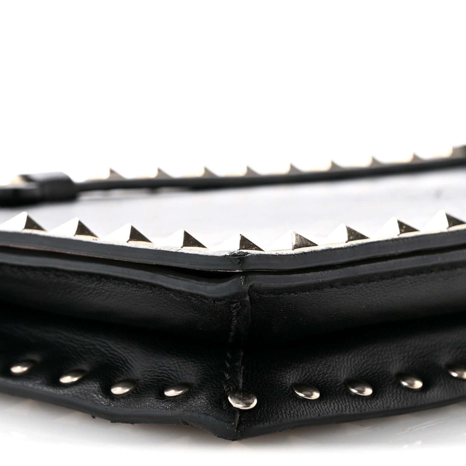 Valentino Garavani Nappa Rockstud Wristlet Clutch Black 9 of 14