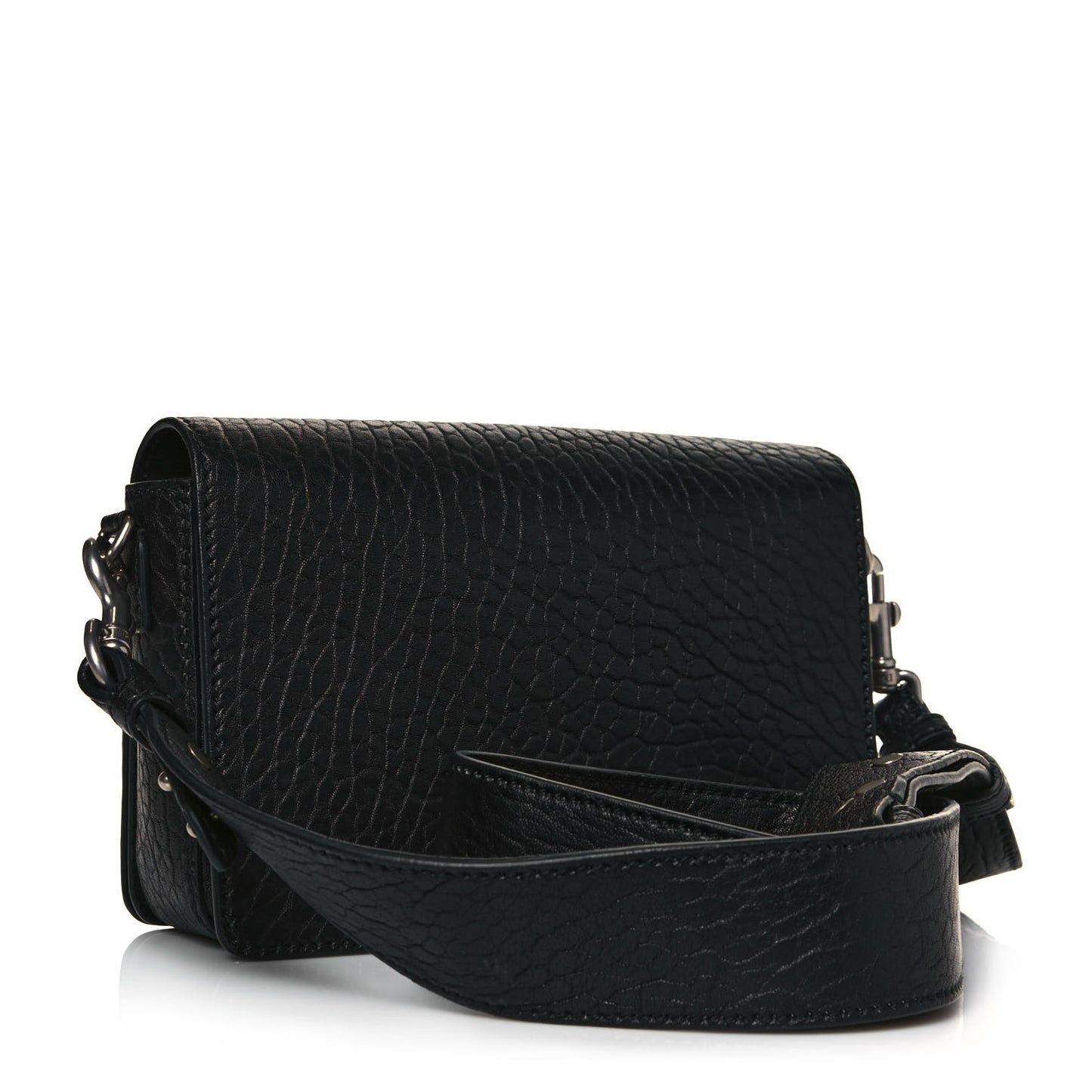 Canyon Grained Lambskin Dio(r)evolution Flap Bag Black