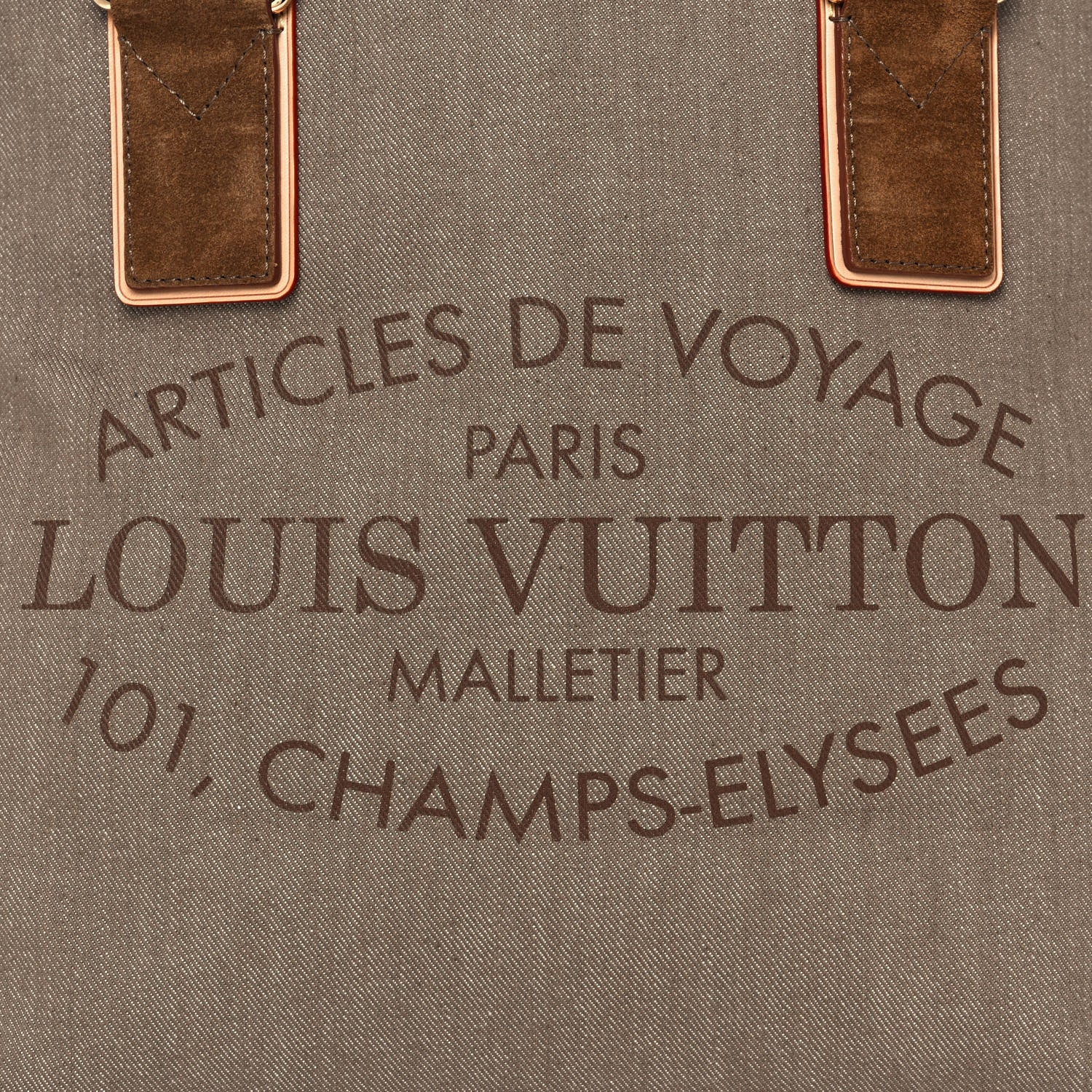 Louis Vuitton Denim Articles de Voyage Cabas Argile 8 of 13