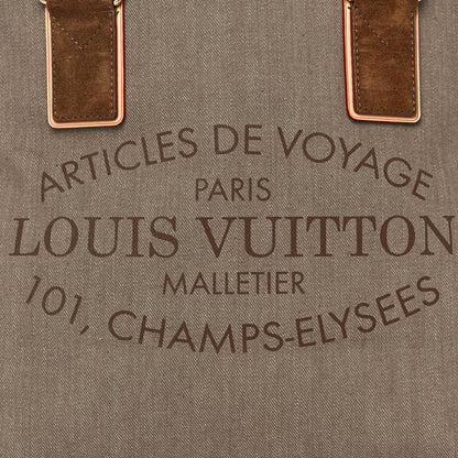 Louis Vuitton Denim Articles de Voyage Cabas Argile 8 of 13