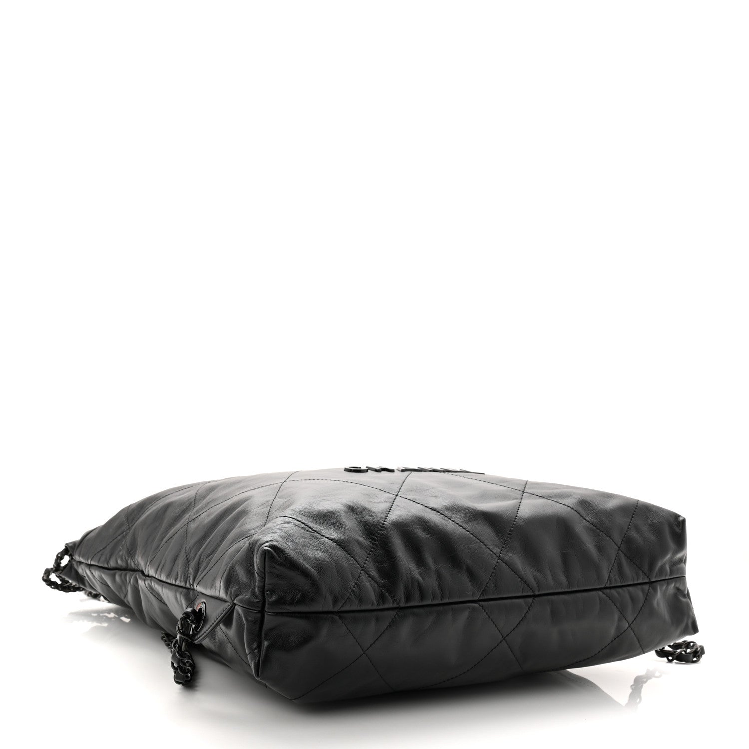 Chanel Shiny Calfskin Quilted Chanel 22 Backpack So Black 8 of 21