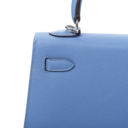 Hermes Epsom Kelly Sellier 25 Bleu Paradis 13 of 40