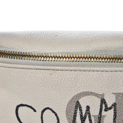 Gucci Grained Calfskin Coco Capitan Logo Belt Bag White 11 of 12