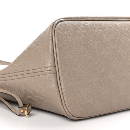 Louis Vuitton Empreinte Monogram Giant Neverfull MM Tourterelle 9 of 11