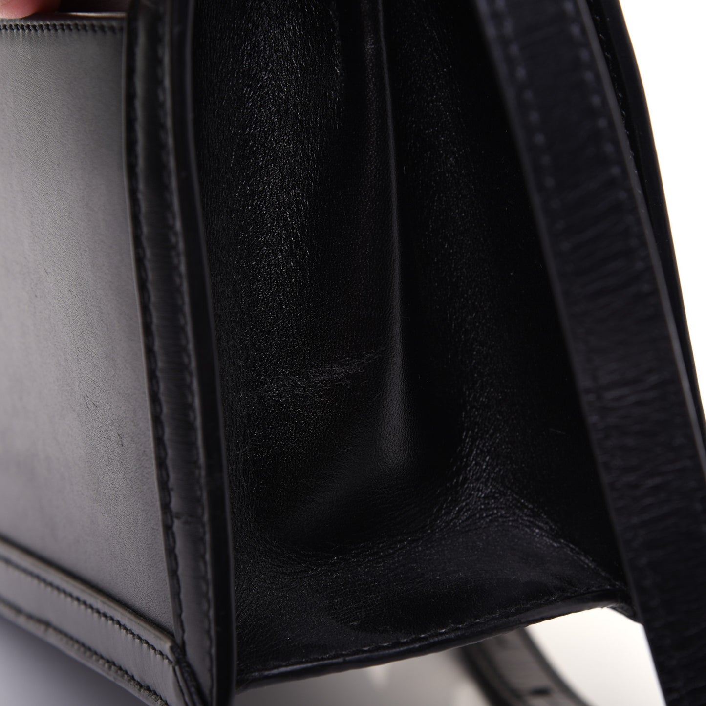 Calfskin Medium Barcelona Shoulder Bag Black