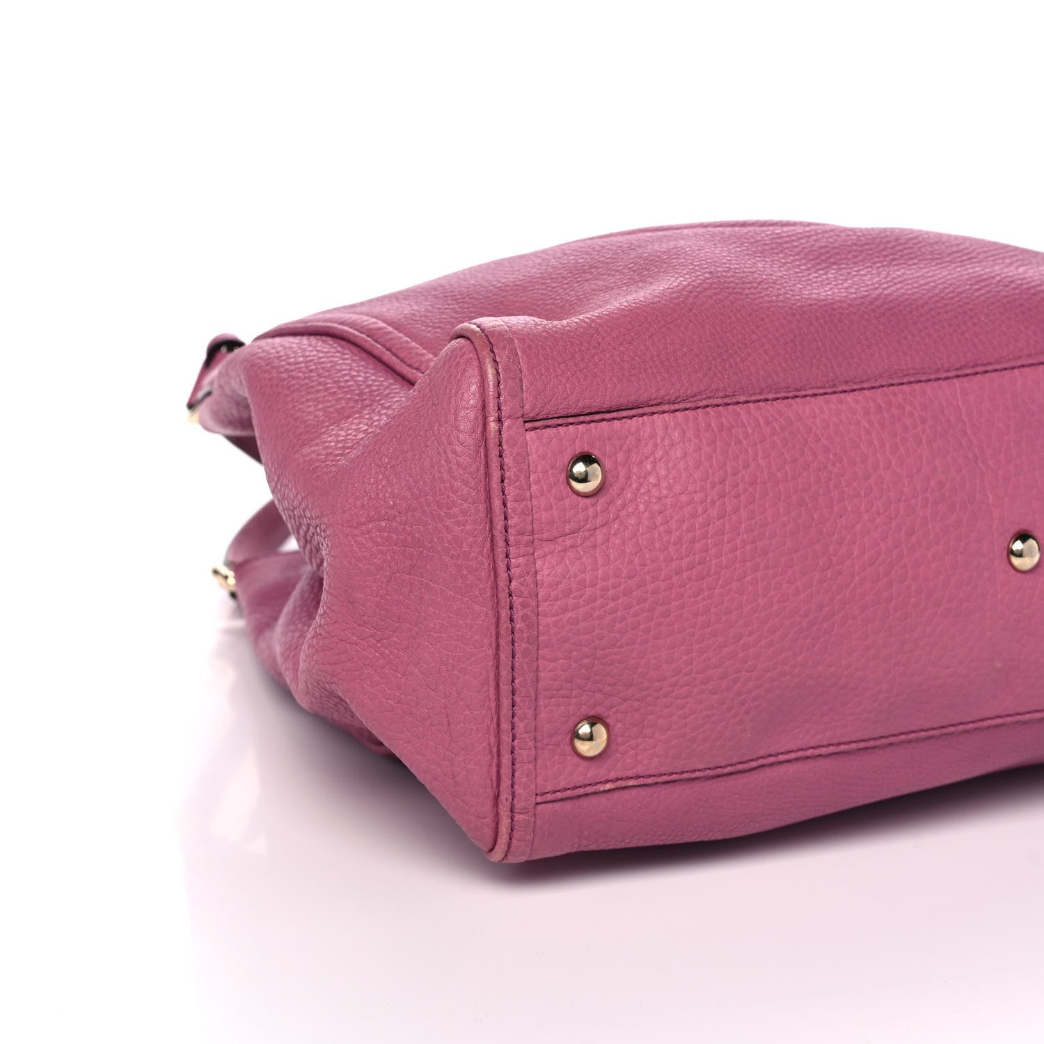 Gucci Pebbled Calfskin Medium Soho Shoulder Bag Peonia Flower 9 of 11