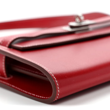 Hermes Box Kelly Wallet To Go Rock Rouge Piment 8 of 11