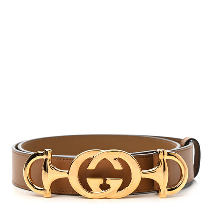 Gucci Calfskin Zumi 30mm Belt 80 32 Friky Taupe 1 of 6