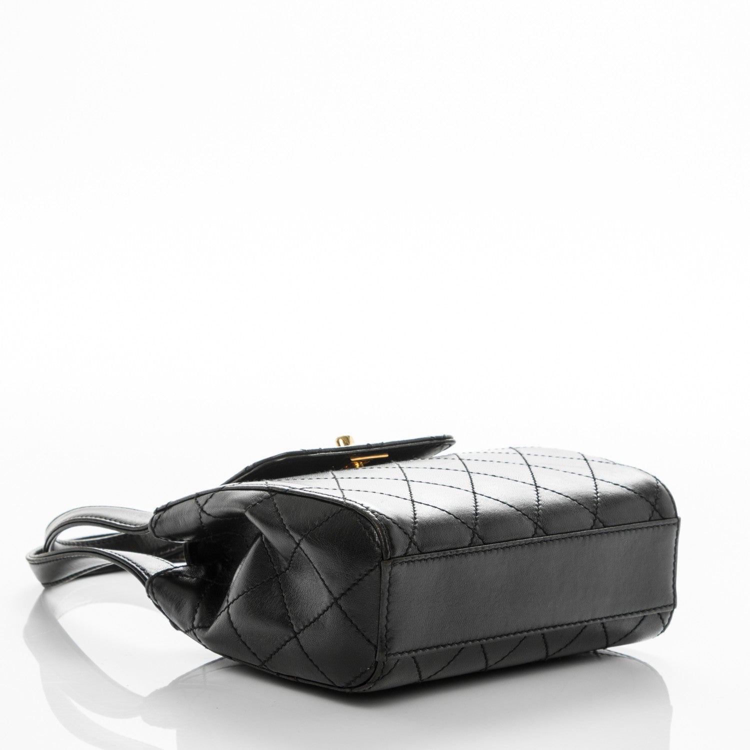 Chanel Lambskin Evening Bag Black 4 of 9
