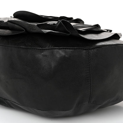 Valentino Garavani Nappa Rosette Hobo Black 10 of 12