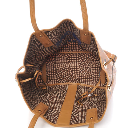 MCM Visetos Medium Liz Reversible Shopper Tote Cognac 9 of 15