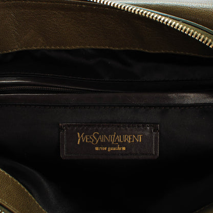 Saint Laurent Lambskin Medium Rive Gauche Jungle 6 of 7