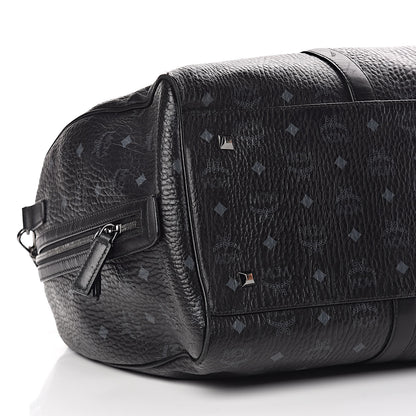 MCM Visetos XLarge Traveler Weekender Bag Black 18 of 22