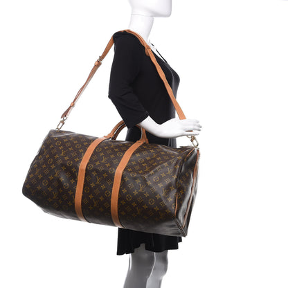 Louis Vuitton Monogram Keepall Bandouliere 55 2 of 14