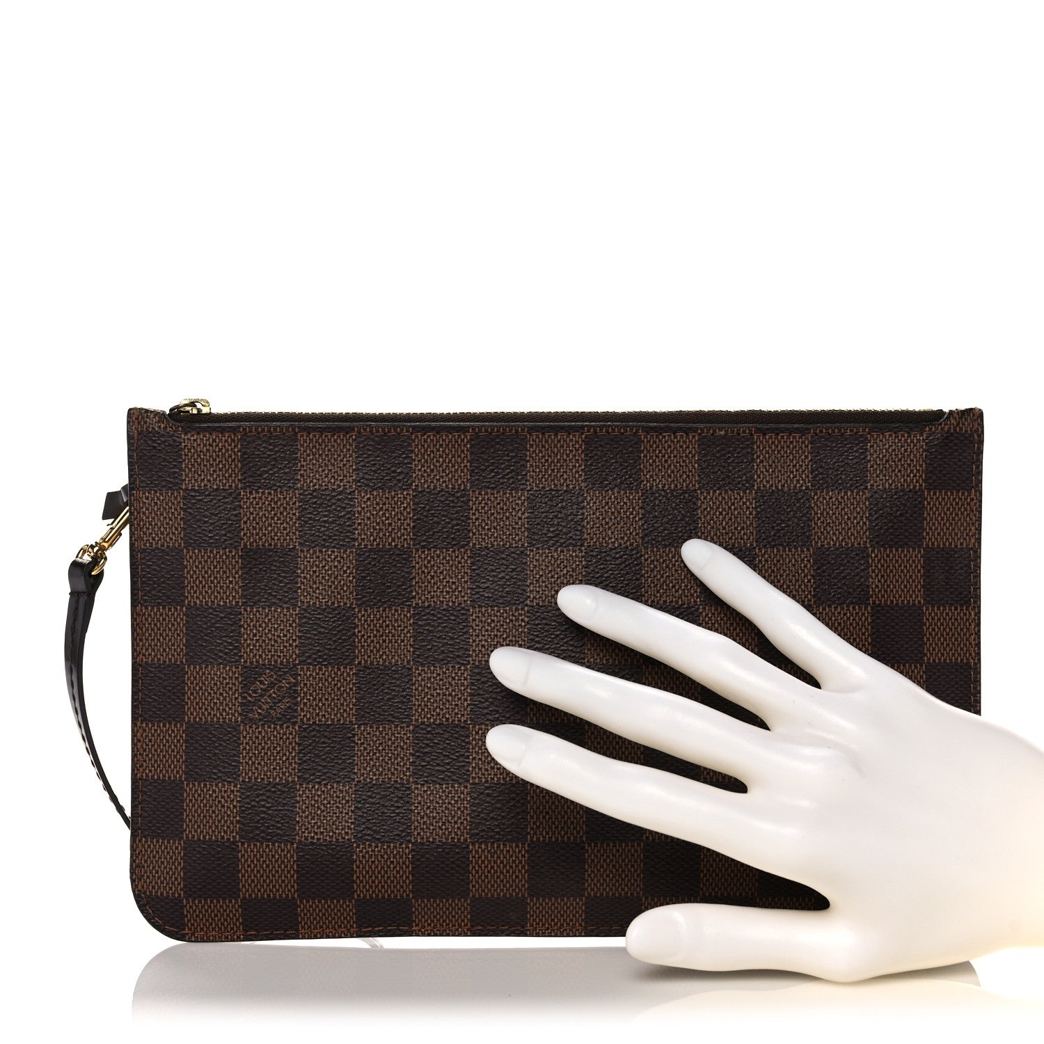 Louis Vuitton Damier Ebene Neverfull MM GM Pochette 2 of 13