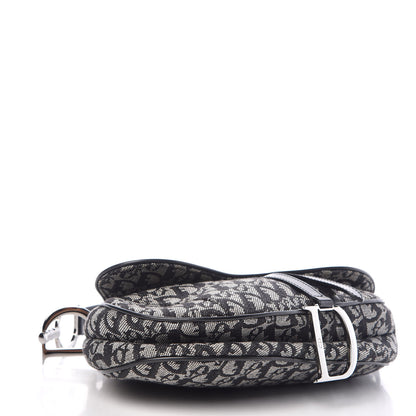 Christian Dior Monogram Saddle Bag Black 4 of 10