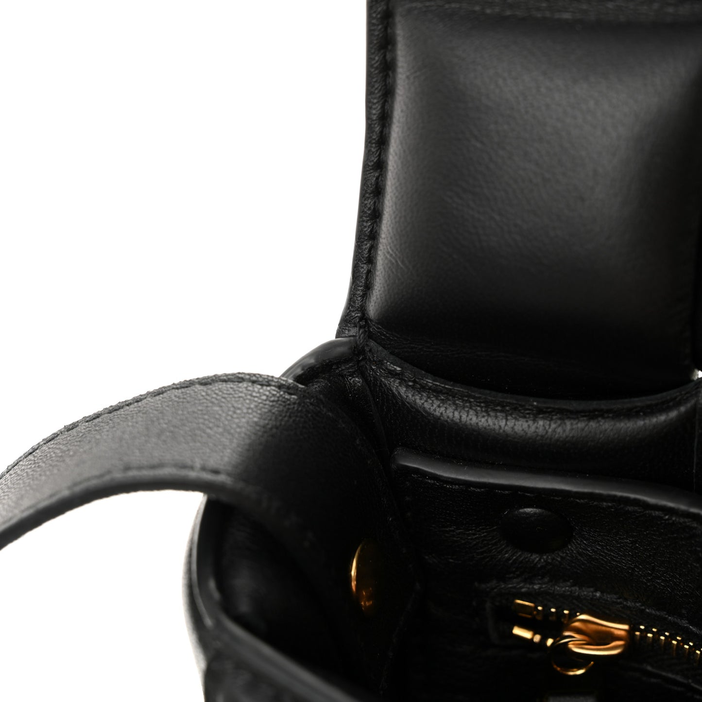 Nappa Maxi Intreccio Padded Cassette Crossbody Bag Black