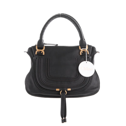 Chloe Calfskin Medium Marcie Satchel Black 1 of 8