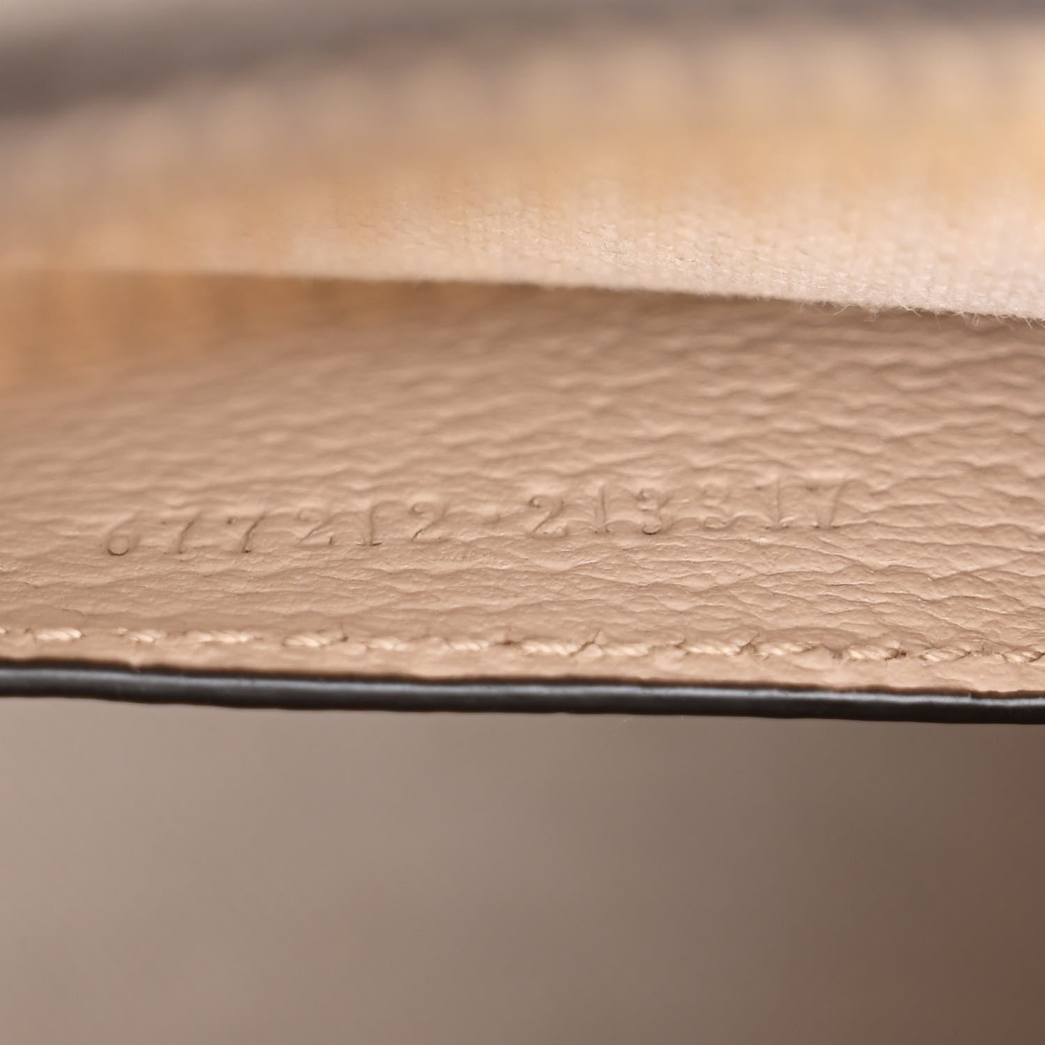 Gucci GG Supreme Monogram Textured Dollar Calfskin Mini Horsebit 1955 Top Handle Bag Beige Mystic White Oatmeal 7 of 14