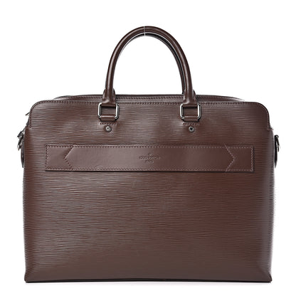 Louis Vuitton Epi Brooks Briefcase Brown 1 of 10
