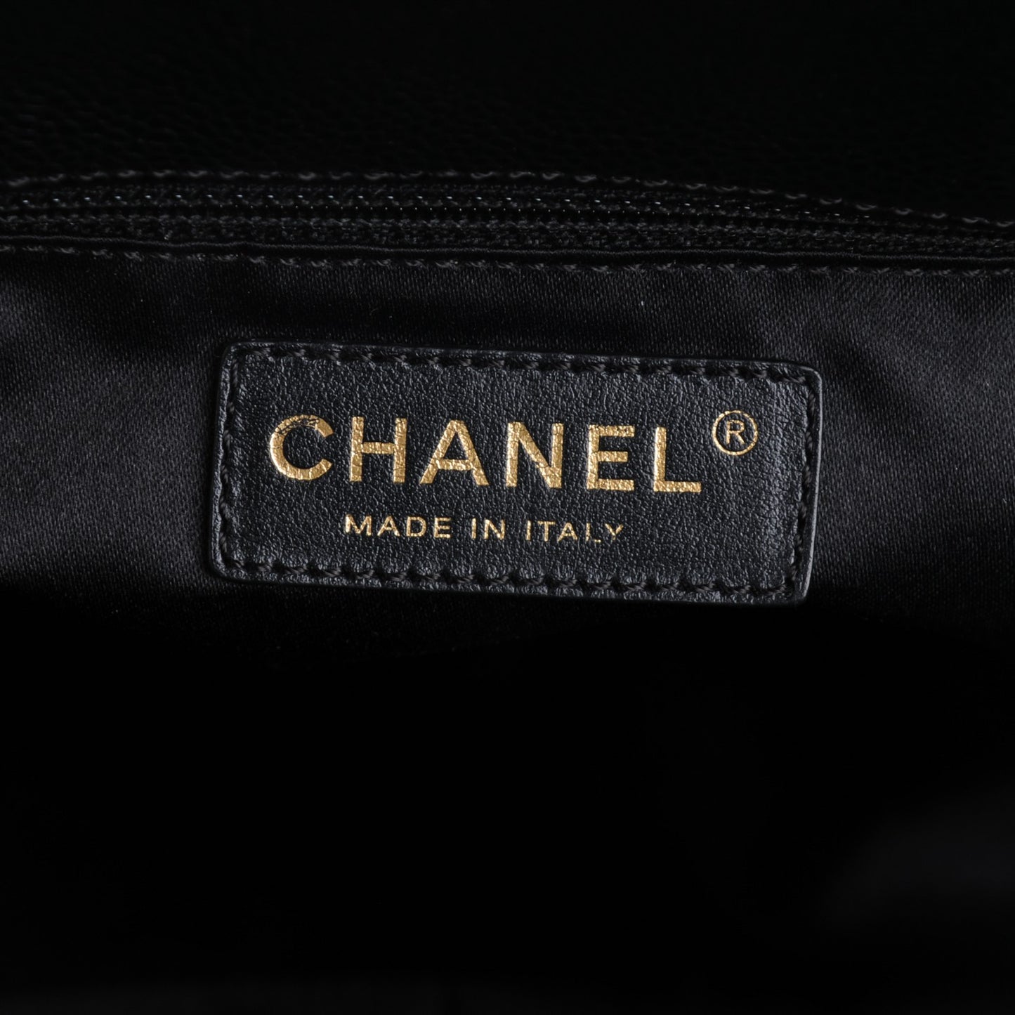 Caviar Quilted Grand Shopping Tote GST Black