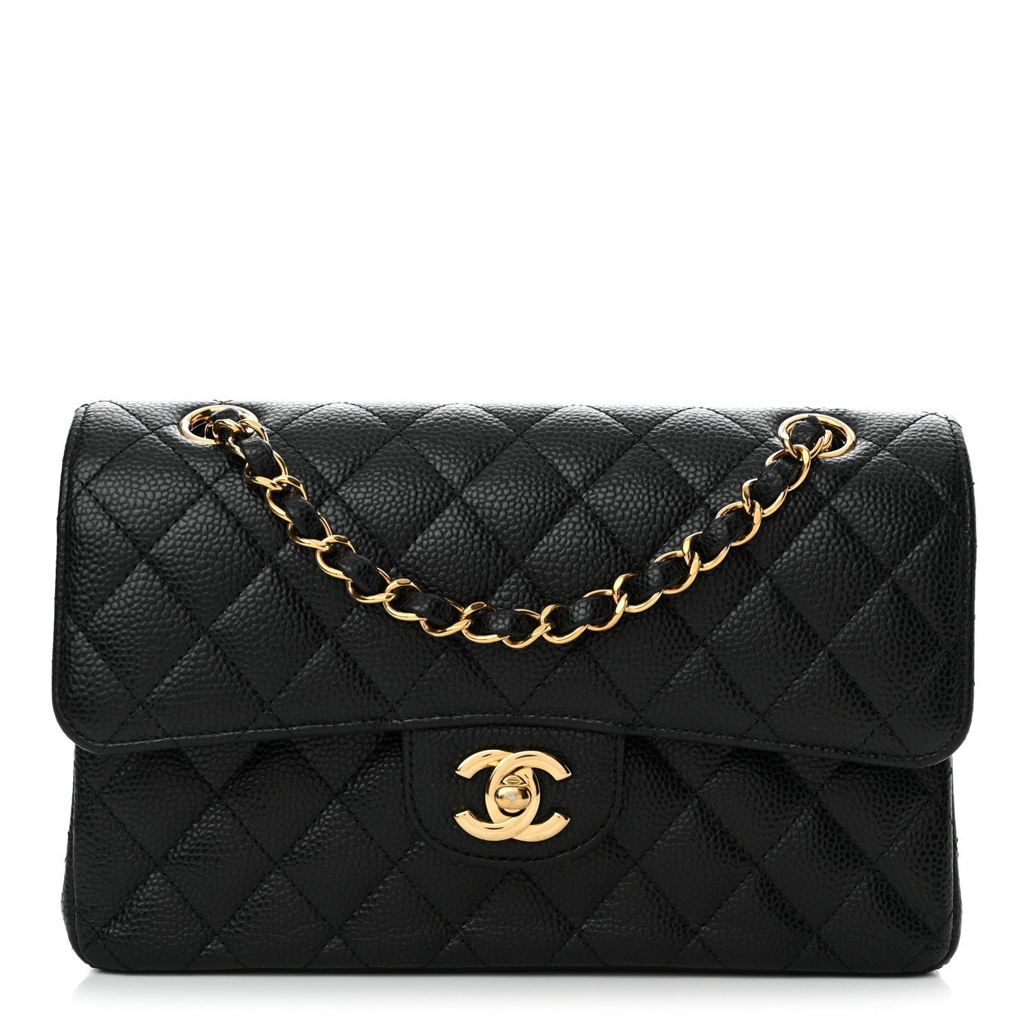 Chanel Caviar Quilted Small Double Flap Black 1 of 13