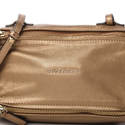 Givenchy Metallic Sugar Goatskin Mini Pandora Gold 10 of 10