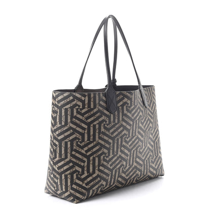 Gucci Calfskin GG Supreme Monogram Caleido Large Reversible Tote Black 5 of 15