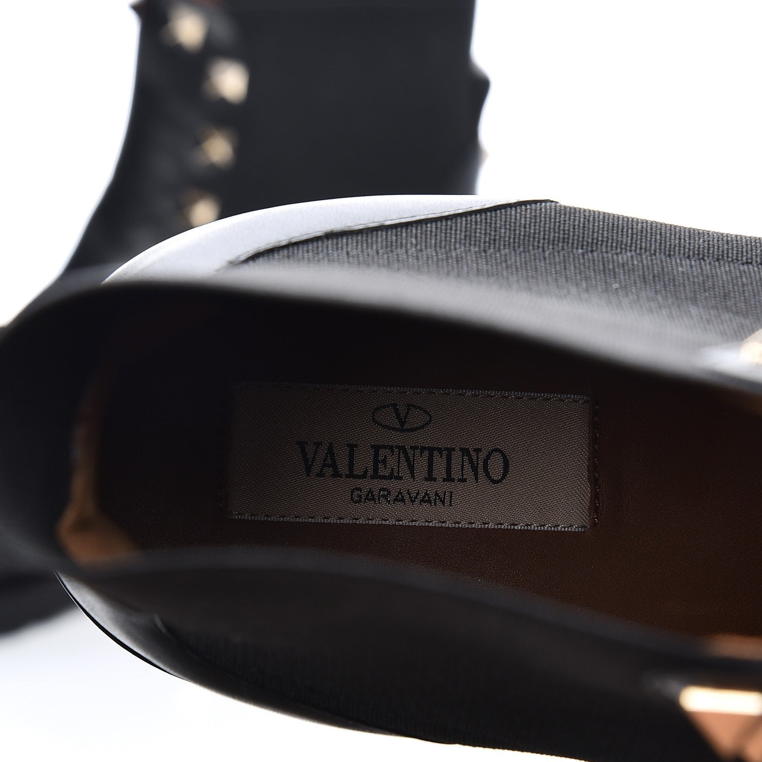 Valentino Garavani Calfskin Rockstud Beatle Chelsea 20mm Ankle Boots 37 Black 7 of 9