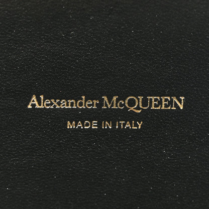 Alexander McQueen Nappa Embroidered Floral Knuckle Box Clutch Black Multicolor 6 of 13
