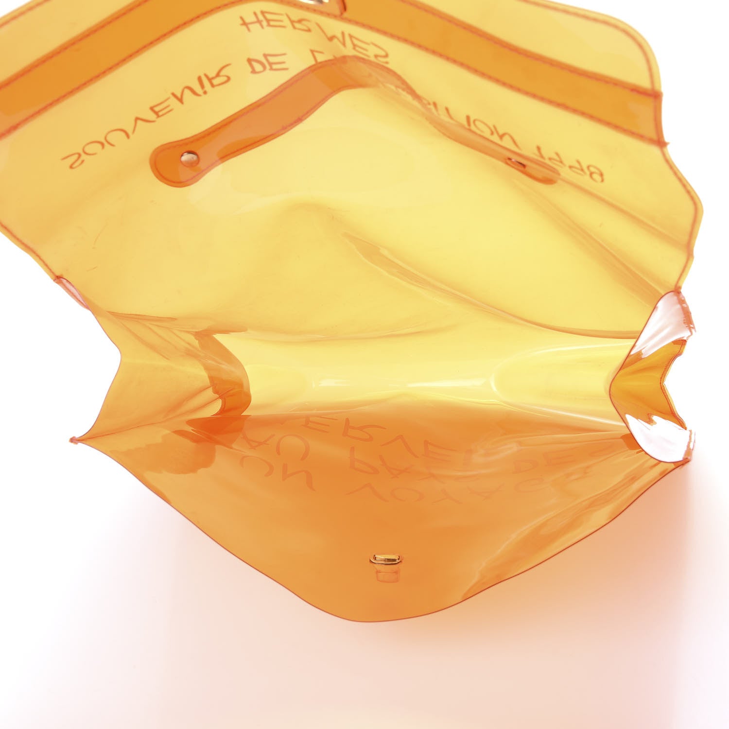 Hermes Vinyl Souvenir De L'Exposition Kelly Orange 4 of 8