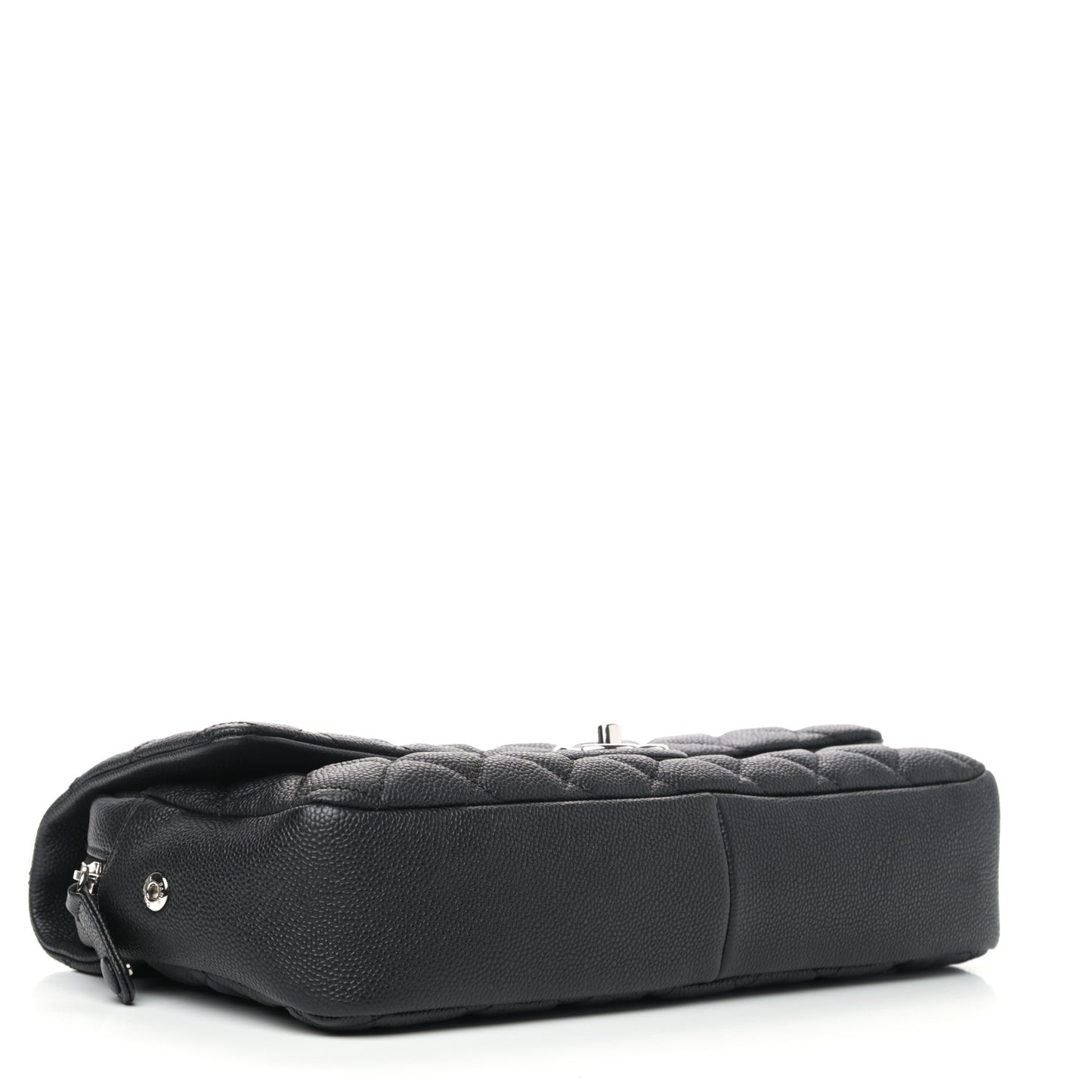 Caviar Quilted Jumbo Easy Flap Black