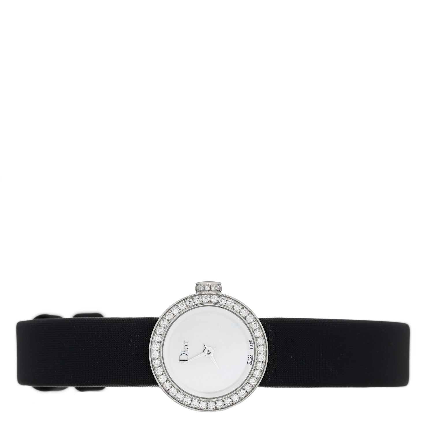 Christian Dior Stainless Steel Satin Diamond Bezel Mother of Pearl 19mm La D De Dior Quartz Watch 2 of 4