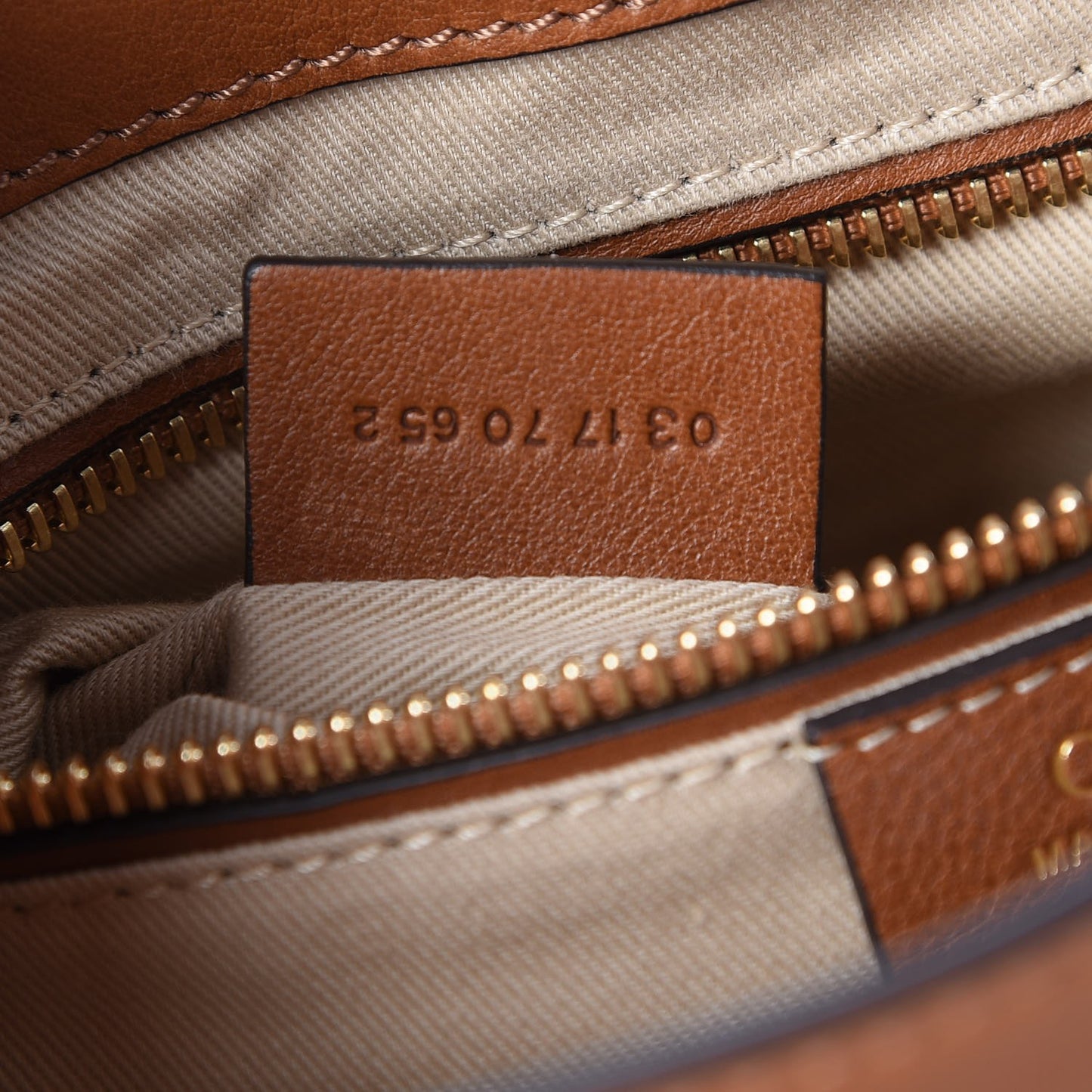 Suede Calfskin Medium Faye Backpack Tan