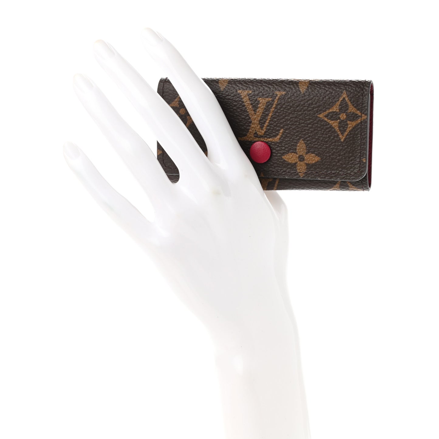 Monogram 4 Key Multicles Holder Fuchsia