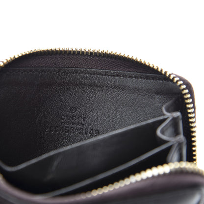 Gucci Guccissima Zip Around Card Case Chocolate 6 of 6