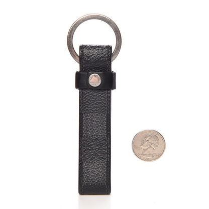 Louis Vuitton Damier Graphite LV Dragonne Key Holder 2 of 3