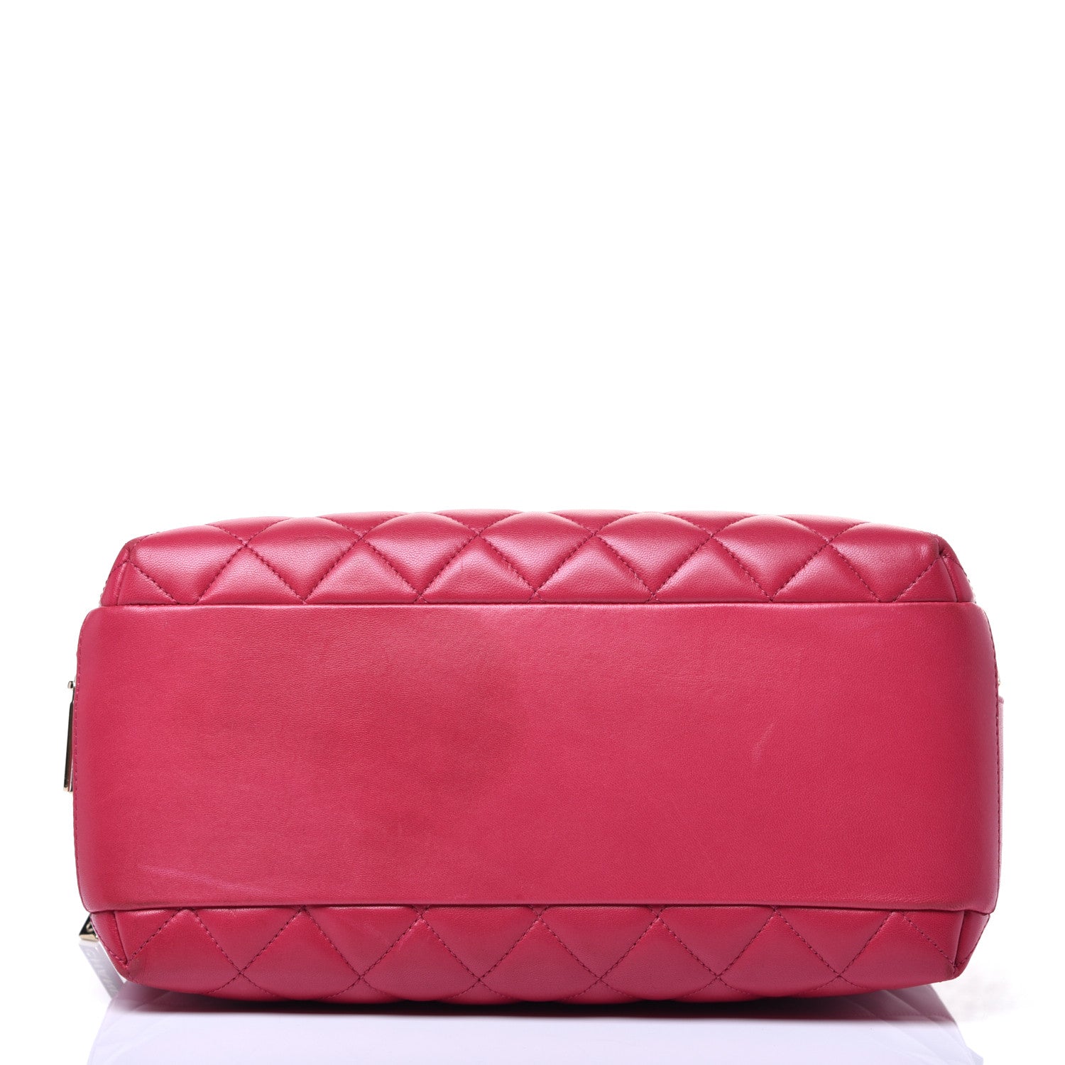 Chanel Lambskin Quilted Large Trendy CC Bowling Bag Dark Pink 5 of 13