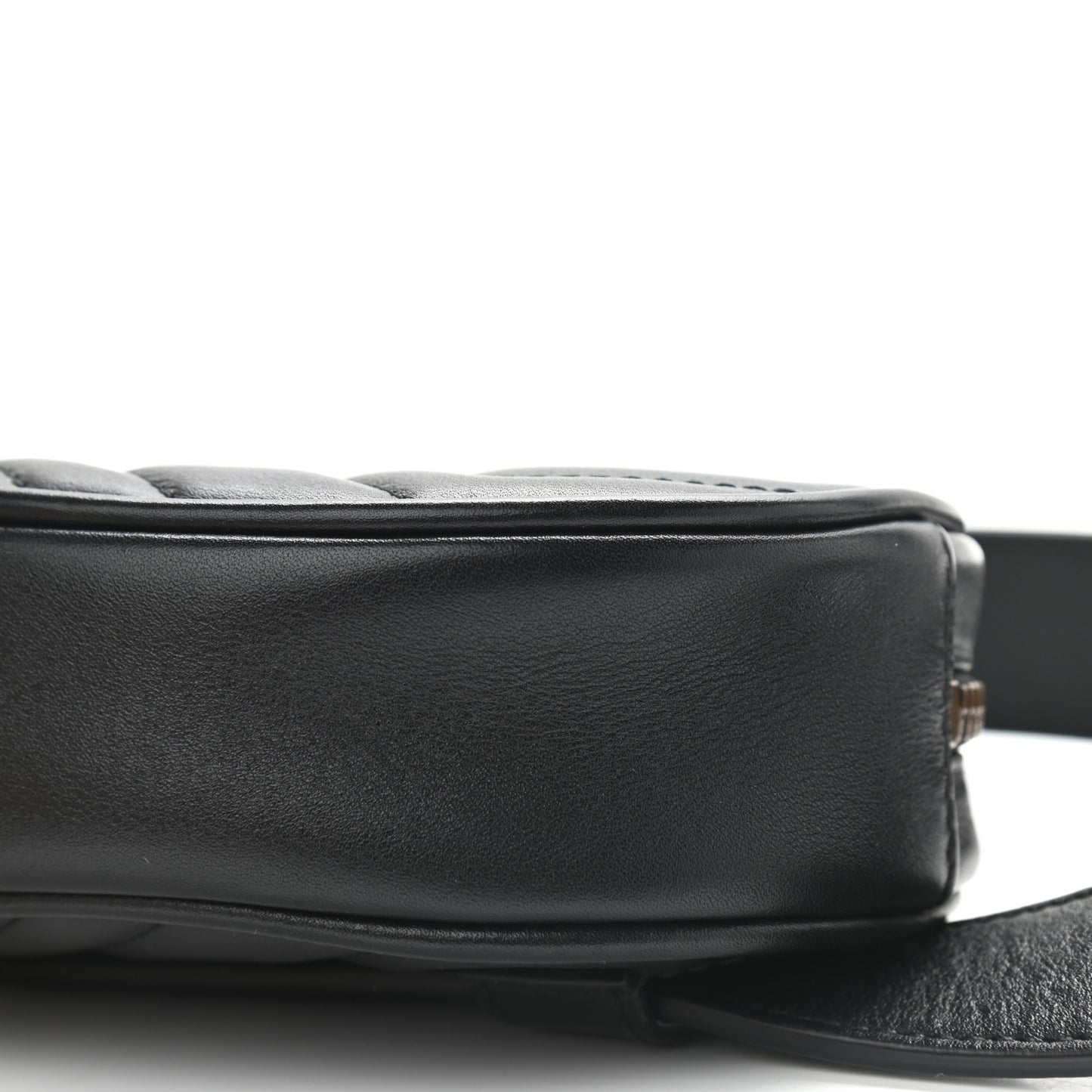 Calfskin Matelasse GG Marmont Belt Bag 85 34 Black